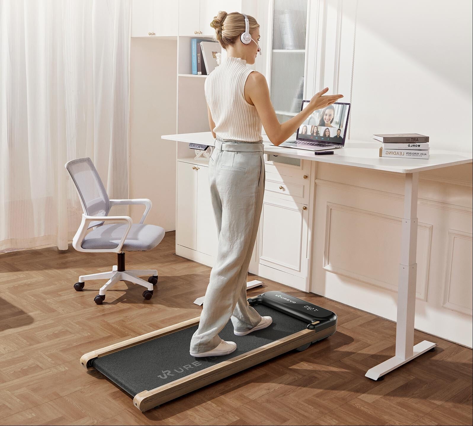 UREVO Spacewalk E4W walking treadmill