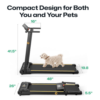 Urevo Foldi Mini löpband 1049 x 399 mm 10 km/t- Class A