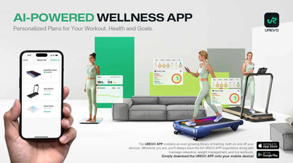 Urevo URTM037 löpband 420 x 1080 mm 12 km/t